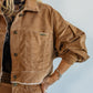 Chaqueta Balloon Velvet Caramel