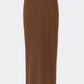 Skirt Cherry Knit Fluffy Marron