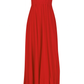 Dress Plum Knit And Linen Rojo