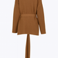 Cardigan Cherry Fluffy Knit Marron