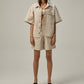 Camisa Hamada Oversized, Bordes