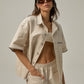 Camisa Hamada Oversized, Bordes