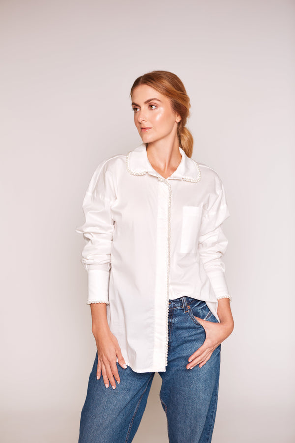 Camisa Perla Ivory