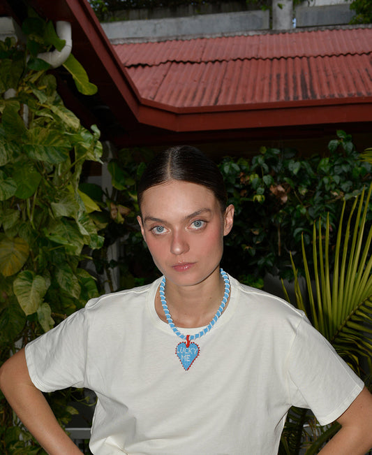Collar Lucky Me Short Azul Claro