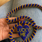 Collar Long Lucky Me Azul Oscuro