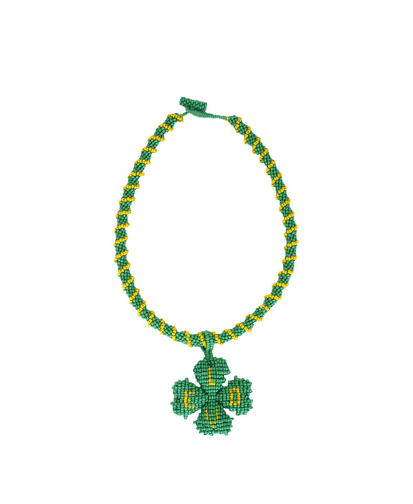Necklace Lucky Clover Verde Talla Unica