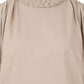 T-Shirt Braid Cuello Trenza Camel