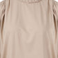 T-Shirt Braid Cuello Trenza Manga Larga Camel