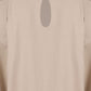 T-Shirt Braid Cuello Trenza Arena