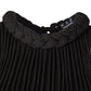 Top Surcos Trenza Negro