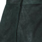 Falda Tube Petal Leather Skirt Negro