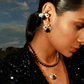 Ear Cuff Abeja Kemet Onyx