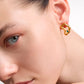 Aretes Tena Emerald Stud