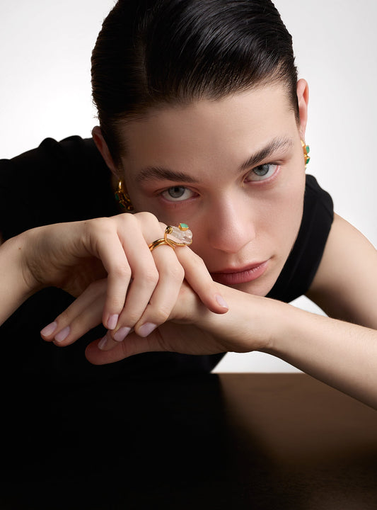 Anillo Veta Emerald