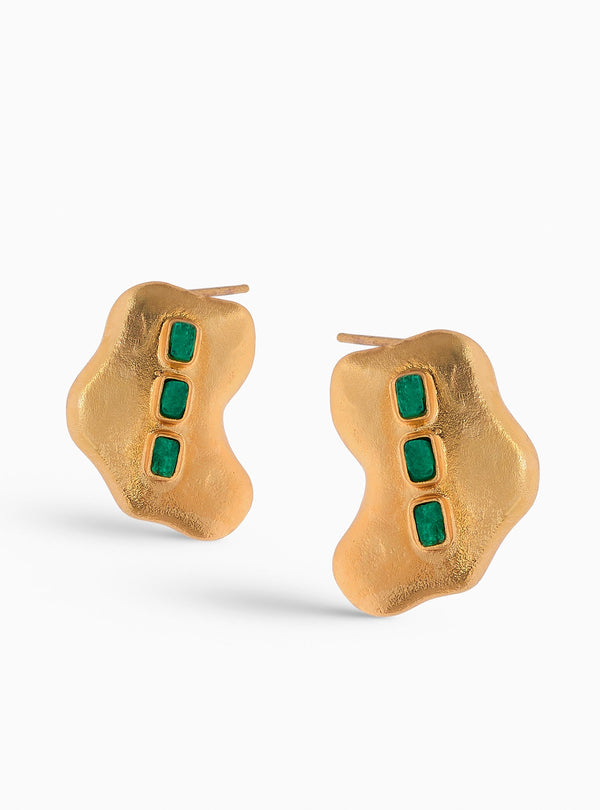 Aretes Muzo Emerald