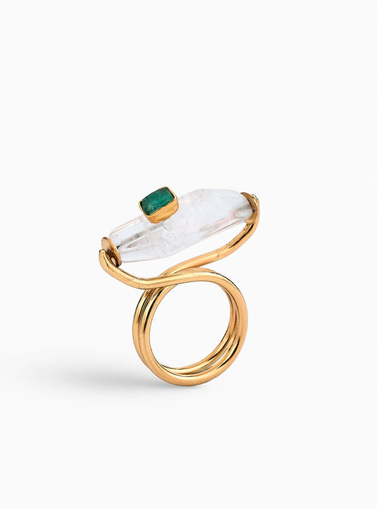 Anillo Veta Emerald