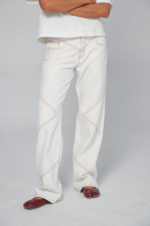 Jeans Chrono White