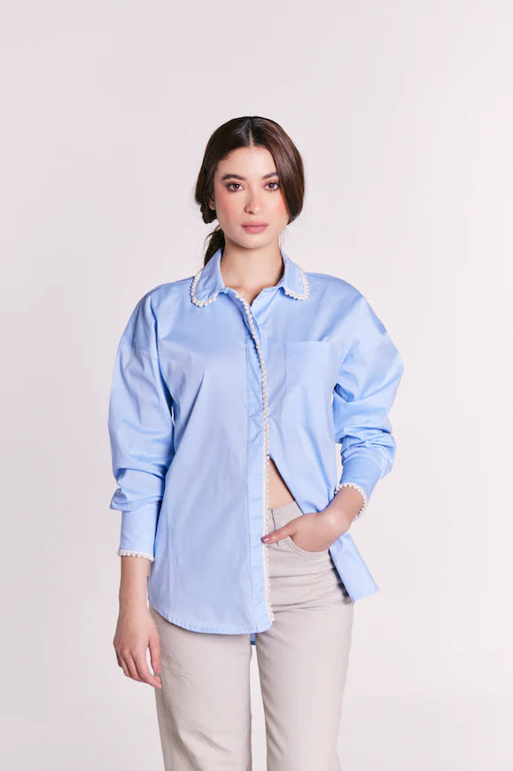 Camisa Perla Blue