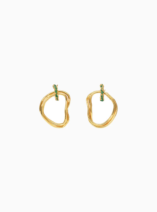 Aretes Providencia Mid Topo Emerald