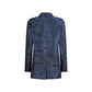 Blazer Oversized Jacquard Azul