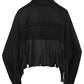 Jacket Macrame Saharina Long Negro