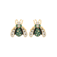 Topos Vespa Happy Crystal Emerald + Crystal Studd