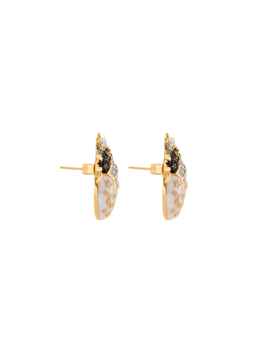 Topos Thea Crystal Pearl-Neck Black
