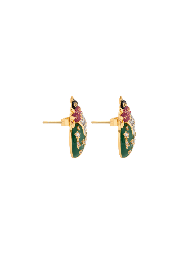 Topos Thea Verde - Crystal - Neck Burgundy