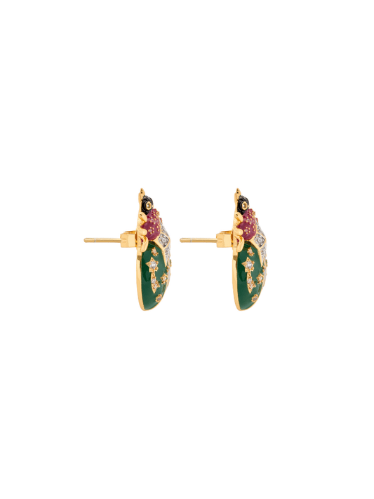 Topos Thea Verde - Crystal - Neck Burgundy