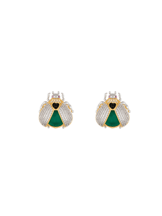 Topos Mariquita Ojo de Gato Verde Alas Crystal