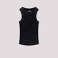 Tank Top Acid Wash Black