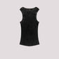 Tank Top Acid Wash Black