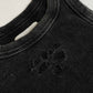 Tank Top Acid Wash Black