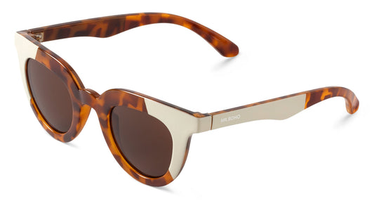 Gafas Cream/Leo Tortoise Hayes With Classical Lenses