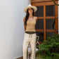 Pantalon Denim Jogger Military