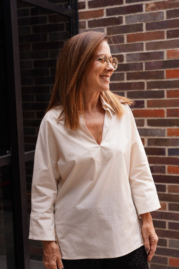 Camisa Relajada Ivory