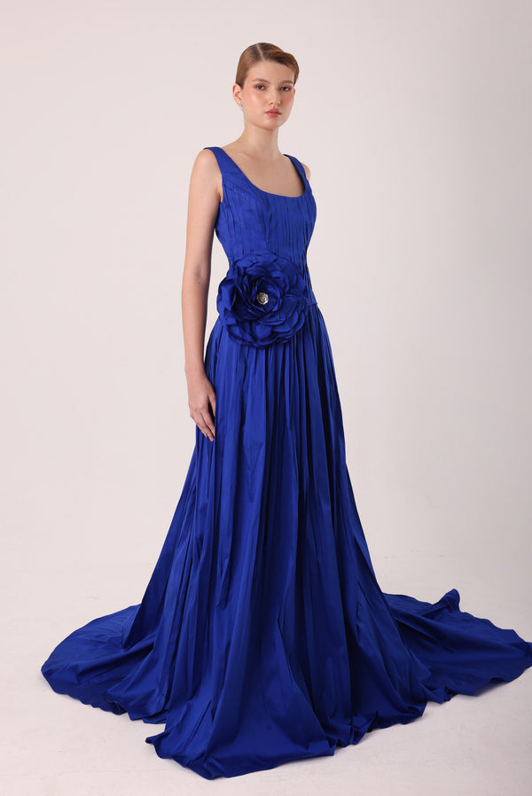 Vestido Lirio Azul Rey