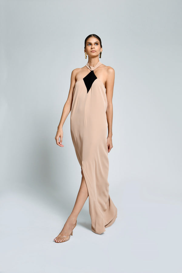 Vestido Petra Camel