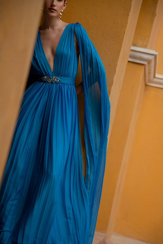 Vestido Olympia Azul