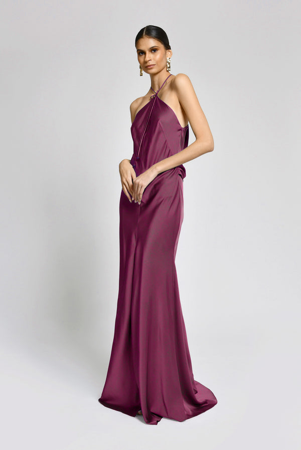 Vestido Giselle Vino