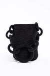 Mochila Fiestika Cinta y Argollas Negra