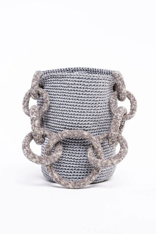 Mochila Fiestika Cinta y Argollas Plata