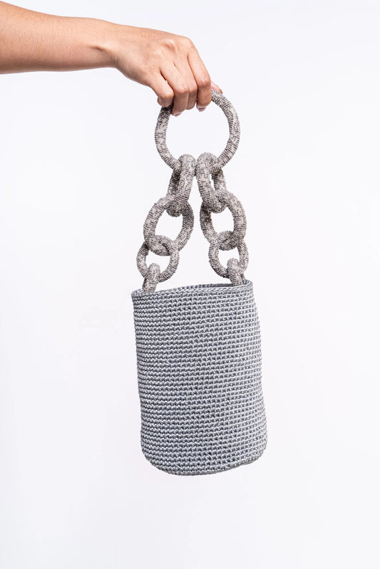 Mochila Fiestika Cinta y Argollas Plata