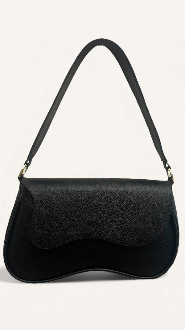 Cartera Azrael Color Negro Liso