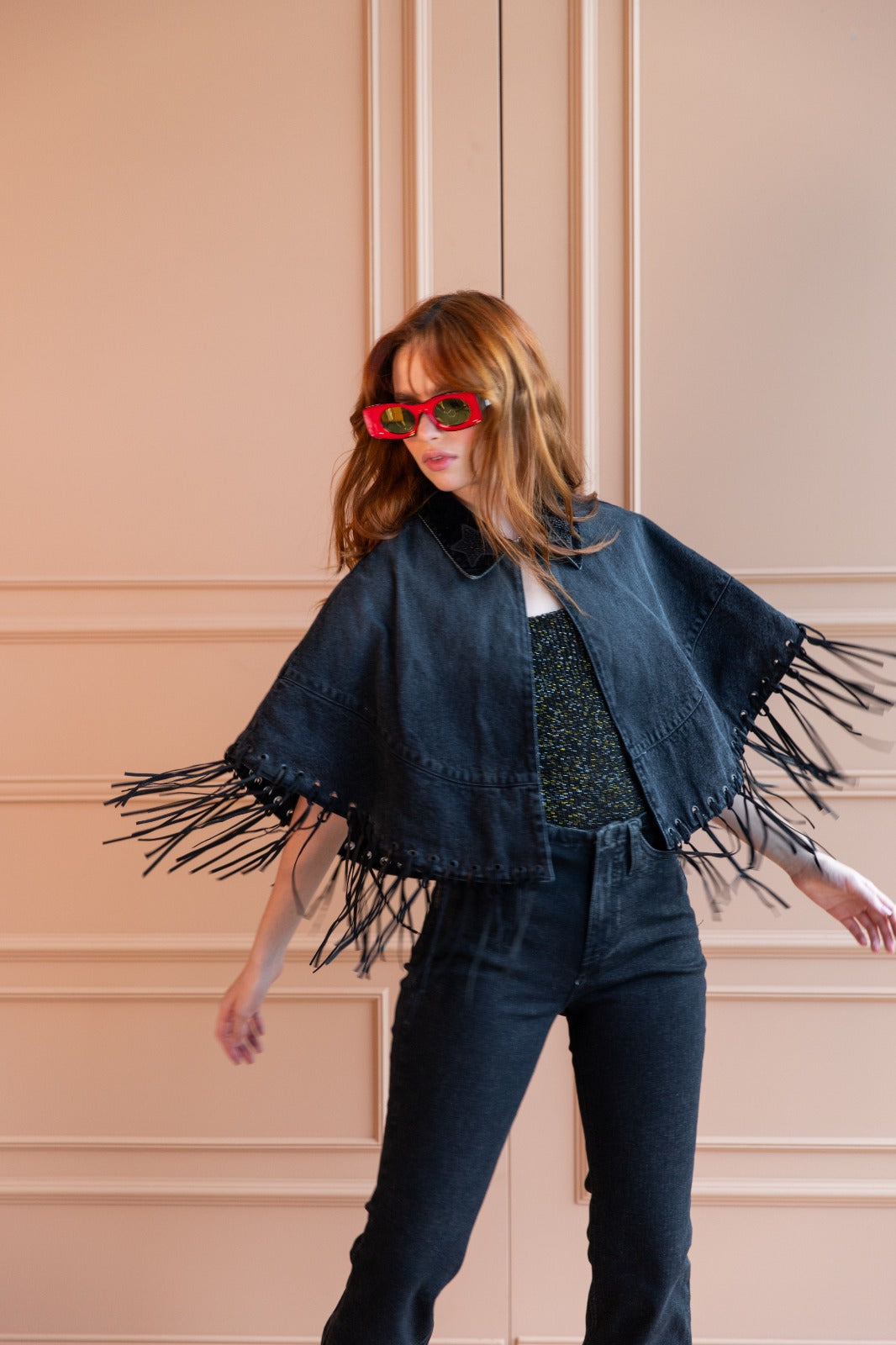 Capa Velvet Denim Leia