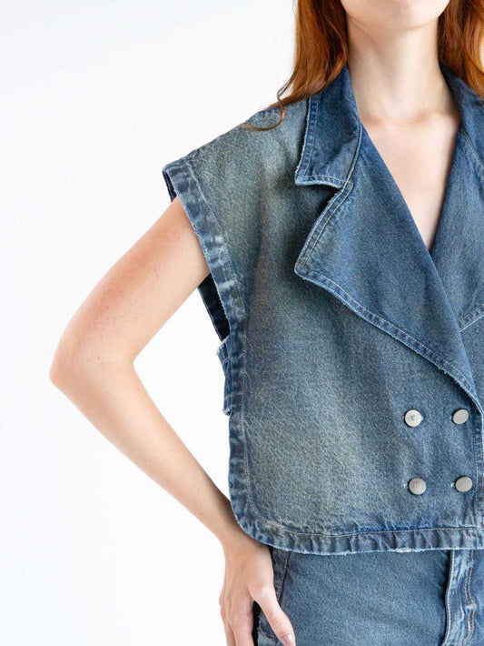 Midnight Denim Vest
