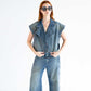 Midnight Denim Vest