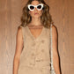 Falda Short Dazzle Taupe