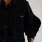 Chaqueta Balloon Velvet Black
