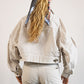 Chaqueta Balloon Velvet Ivory